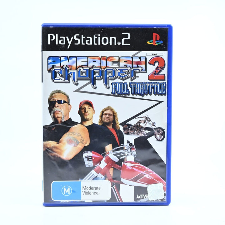 American Chopper 2 Full Throttle - Sony Playstation 2 / PS2 Game + Manual - PAL