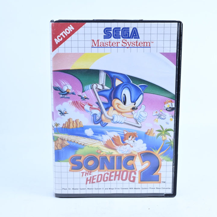 Sonic The Hedgehog 2 - Sega Master System Game + Manual - PAL - FREE POST!