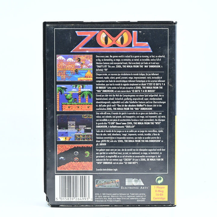 Zool + Manual - Sega Mega Drive Game - PAL - FREE POST!