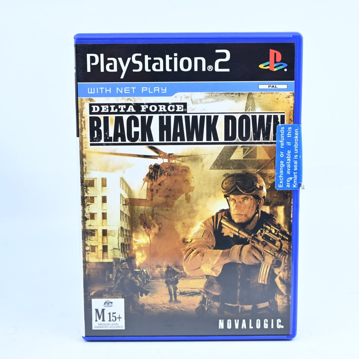 SEALED! Delta Force: Black Hawk Down - Sony Playstation 2 / PS2 Game + Manual