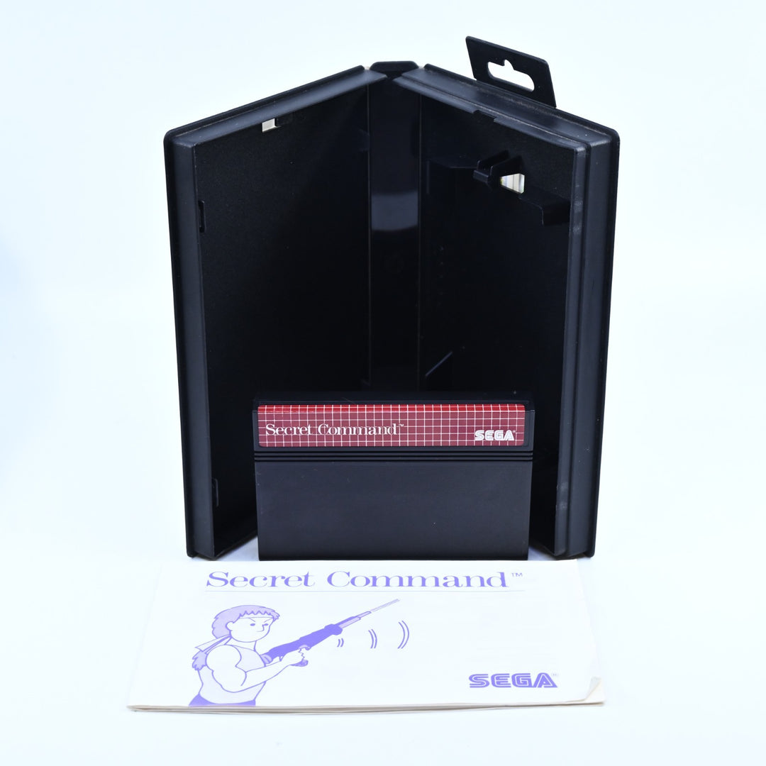 Secret Command - Sega Master System Game + Manual - PAL - FREE POST!