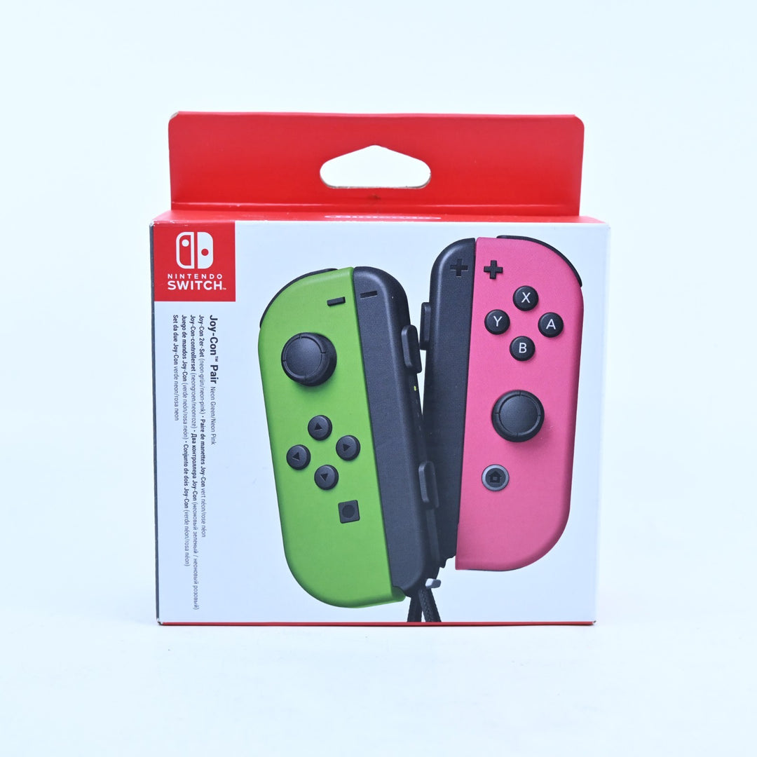 Neon Green / Neon Pink - Boxed Joy-Con Controller Pair - Switch Accessory