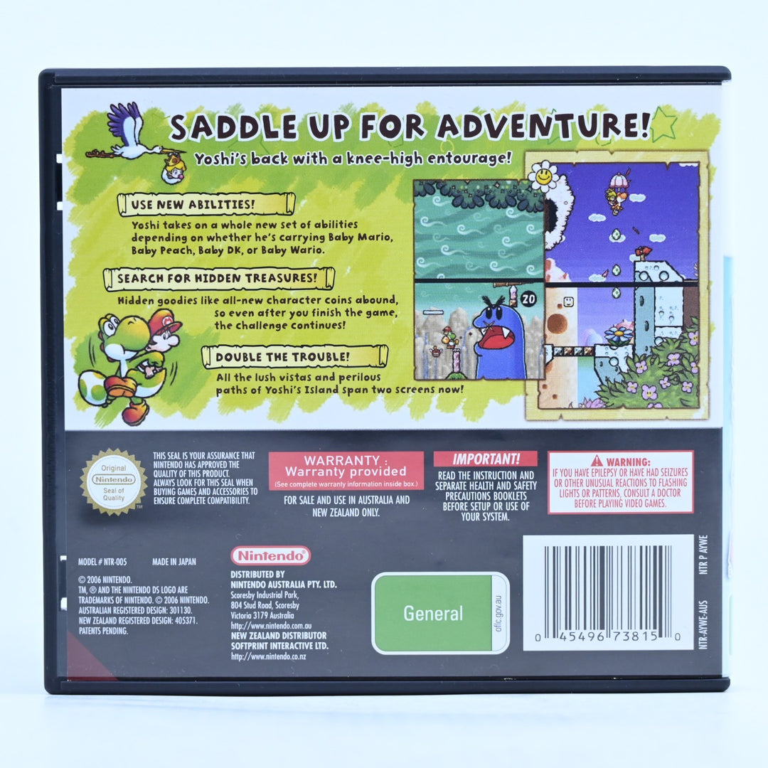Yoshi's Island DS - Nintendo DS Game - PAL + Manual - FREE POST!