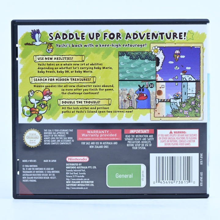 Yoshi's Island DS - Nintendo DS Game - PAL + Manual - FREE POST!