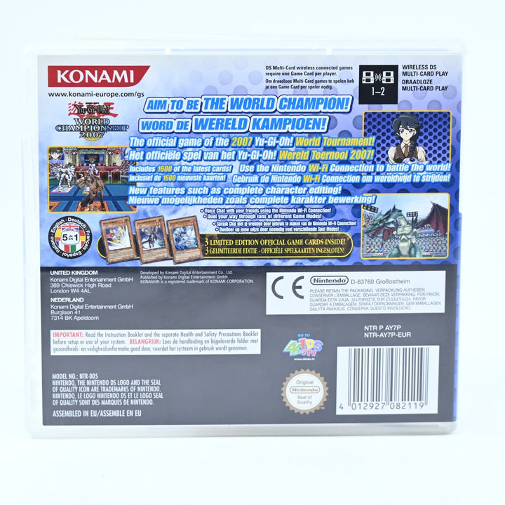 Yu-Gi-Oh! World Championship 2007 - Nintendo DS Game - PAL + Manual
