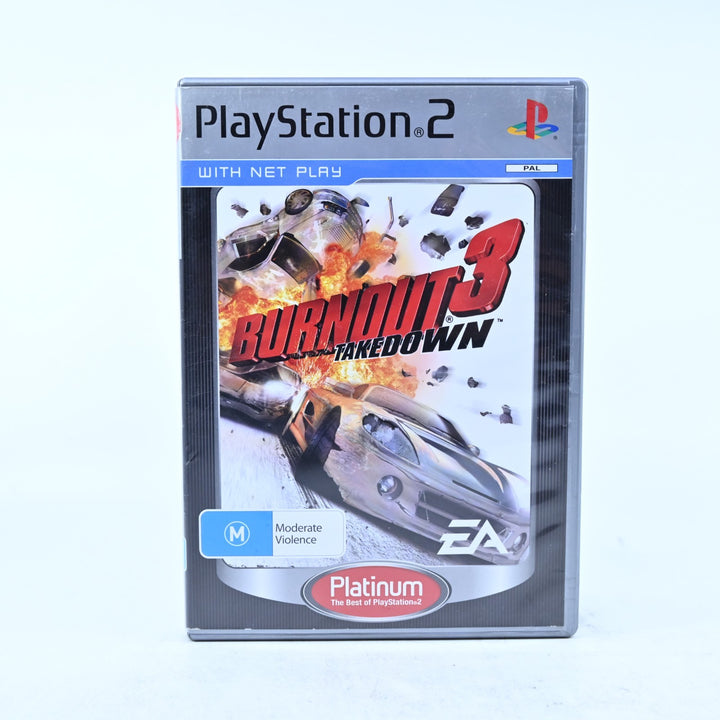 Burnout 3: Takedown - Sony Playstation 2 / PS2 Game + Manual - PAL - MINT DISC!