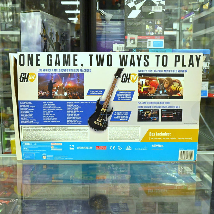 Guitar Hero Live - Box with Guitar & Nintendo Wii U Game - PAL - FREE POST!