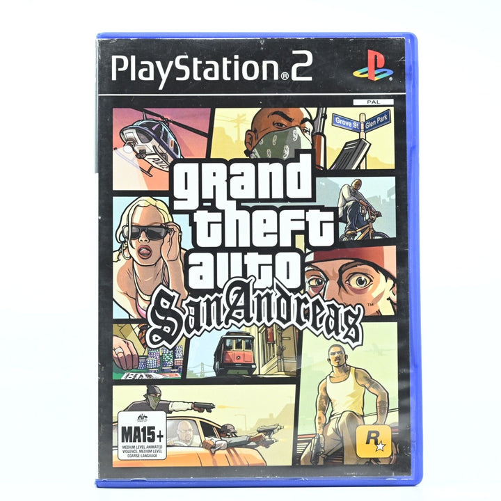 Grand Theft Auto: San Andreas #4 - Sony Playstation 2 / PS2 Game - PAL!