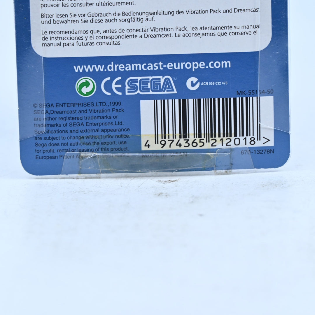 SEALED! Dreamcast Vibration Pack - HKT-8600 - Sega Dreamcast Accessory - PAL