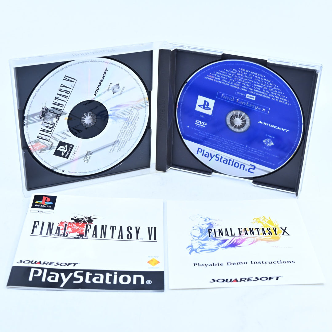 Final Fantasy VI - Sony Playstation 1 / PS1 Game + Manual - PAL - MINT DISC!