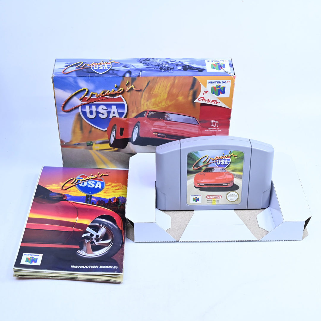 Cruis'n USA - N64 / Nintendo 64 Boxed Game - PAL - FREE POST!