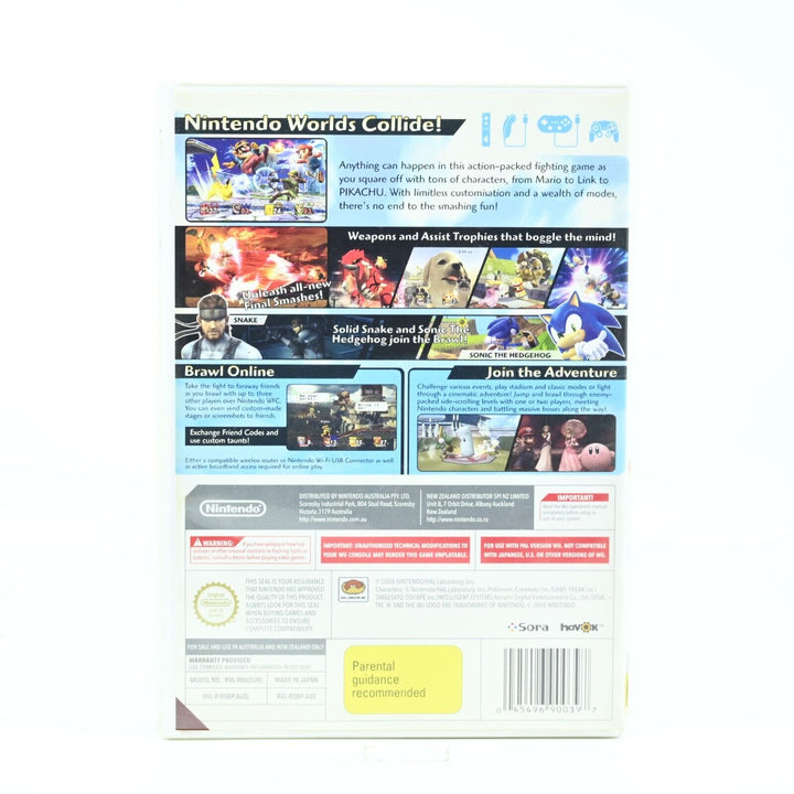 Super Smash Bros. Brawl #1 - Nintendo Wii Game - PAL - FREE POST!