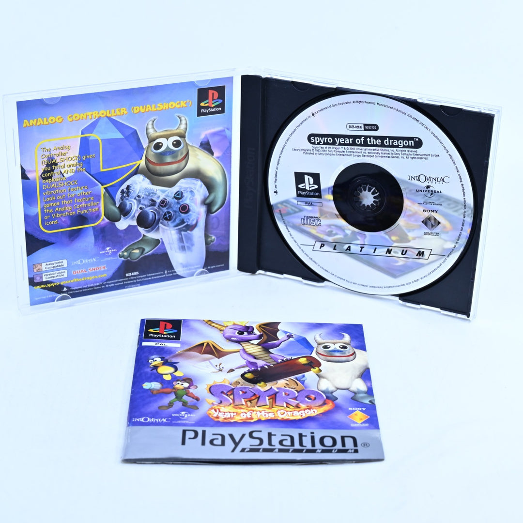 Spyro: Year of the Dragon - Sony Playstation 1 / PS1 Game + Manual - PAL