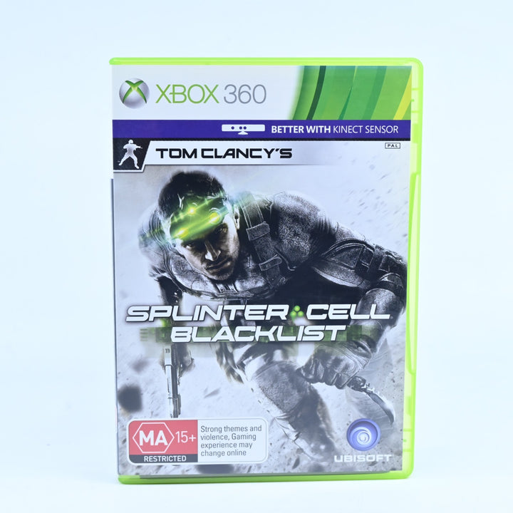 Tom Clancy's Splinter Cell Blacklist - Xbox 360 Game + Manual - PAL - MINT DISC!
