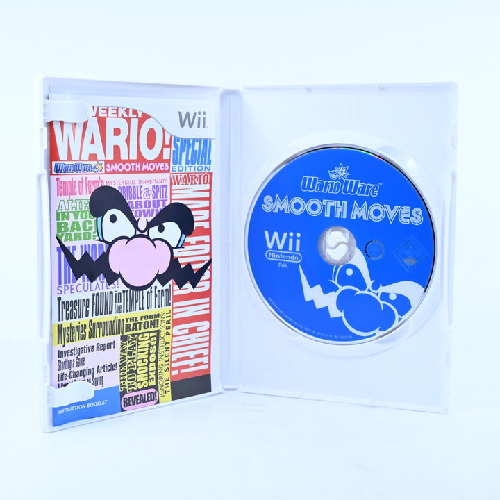 Wario Ware: Smooth Moves - Nintendo Wii Game + Manual - PAL - MINT DISC!