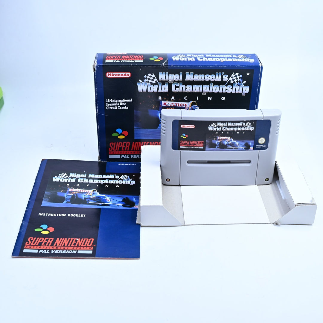 Nigel Mansell's World Championship Racing - Super Nintendo / SNES Boxed Game