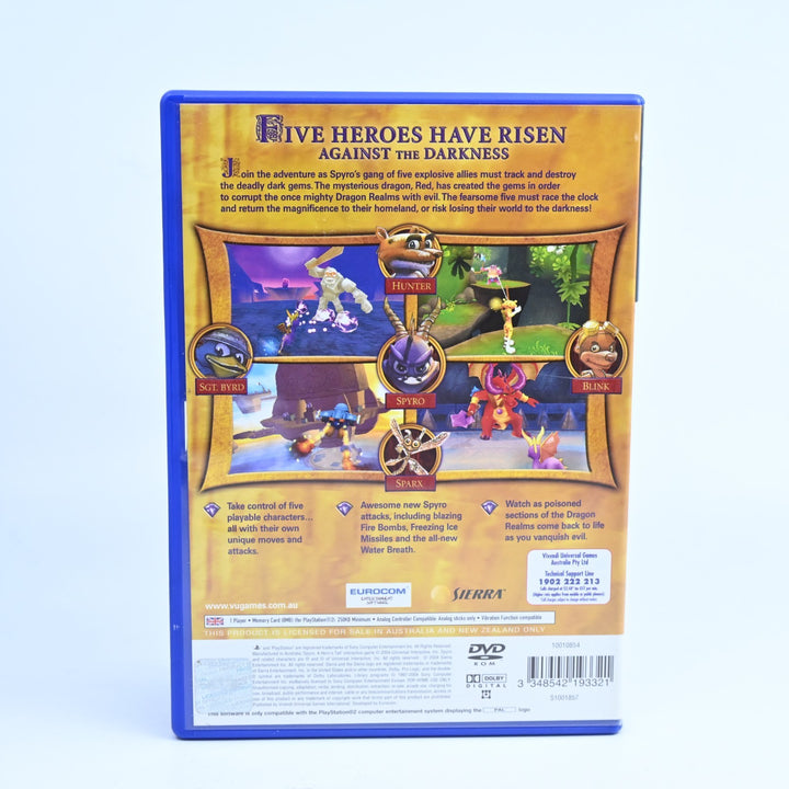 Spyro: A Hero's Tail - Sony Playstation 2 / PS2 Game + Manual - PAL - MINT DISC!