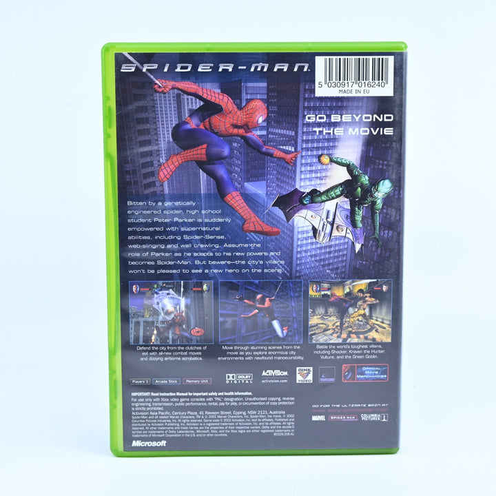 Spider-Man - Original Xbox Game + Manual - PAL - NEAR MINT DISC!