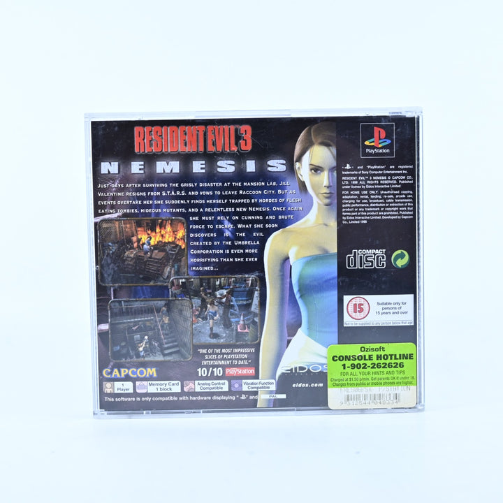 Resident Evil 3: Nemesis - Sony Playstation 1 / PS1 Game - No Manual - PAL