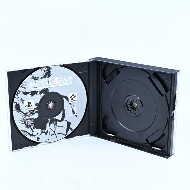 Metal Gear Solid - Sony Playstation 1 / PS1 Game + Manual - PAL - MINT DISC!
