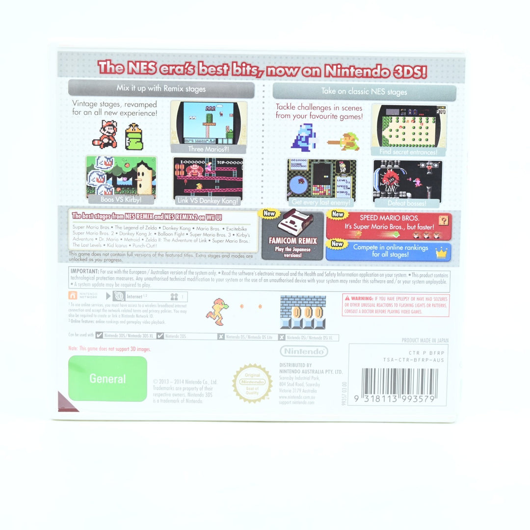 Ultimate NES Remix - Nintendo 3DS Game - PAL - FREE POST!