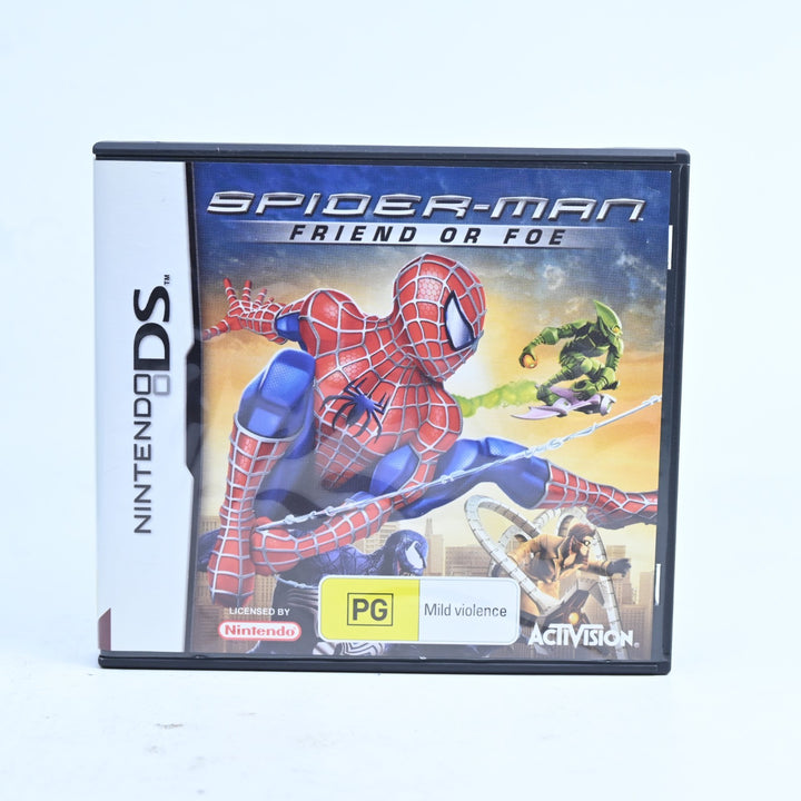 Spider-Man: Friend or Foe - Nintendo DS Game - PAL + Manual - FREE POST!