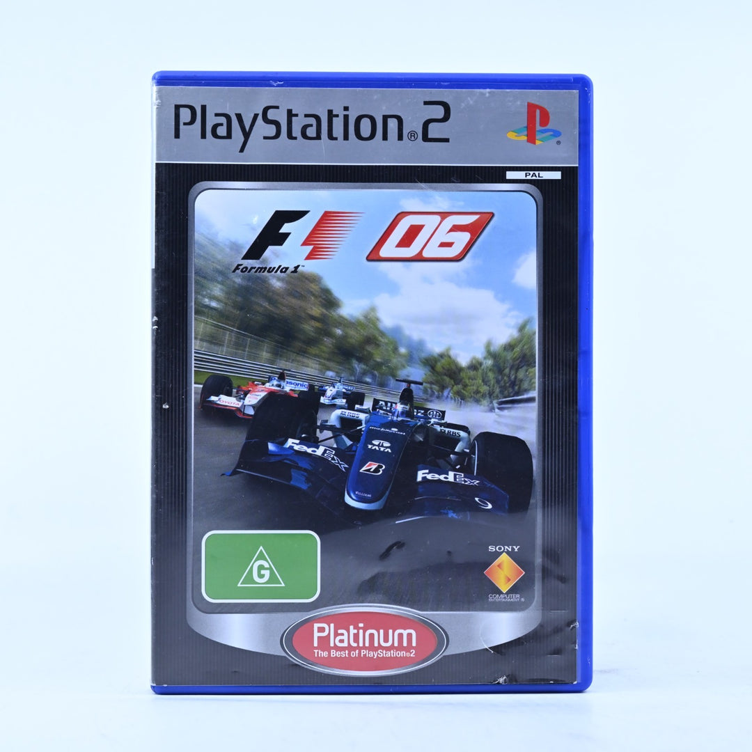 Formula One 06 - Sony Playstation 2 / PS2 Game + Manual - PAL - MINT DISC!