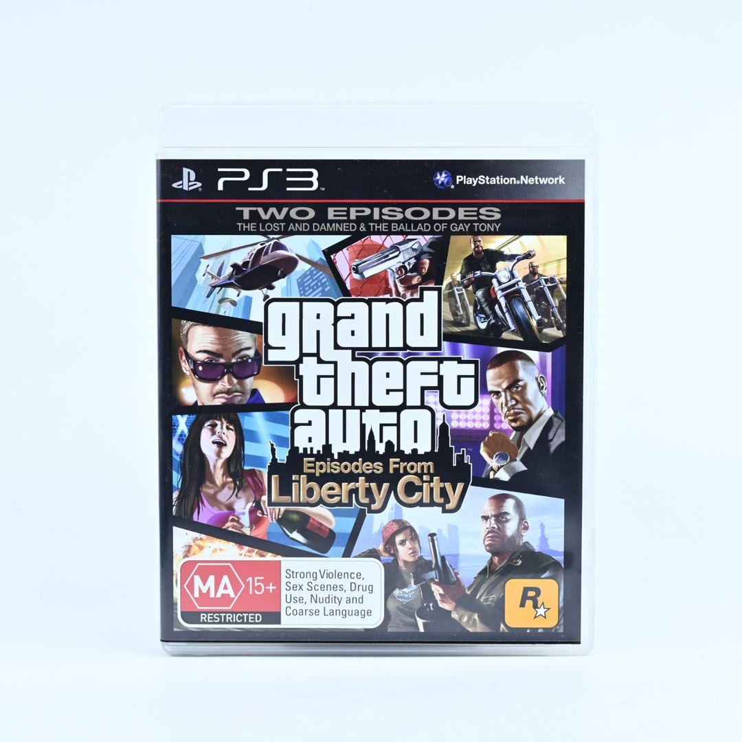 Grand Theft Auto: Episodes from Liberty City - PS3 Game + Manual &amp; Map