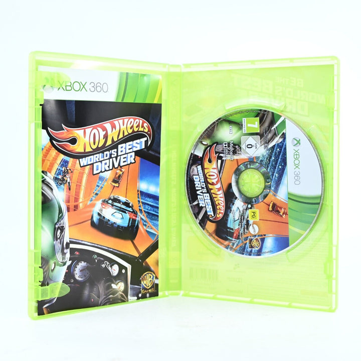 Hot Wheels: World's Best Driver - Xbox 360 Game + Manual - PAL - FREE POST!