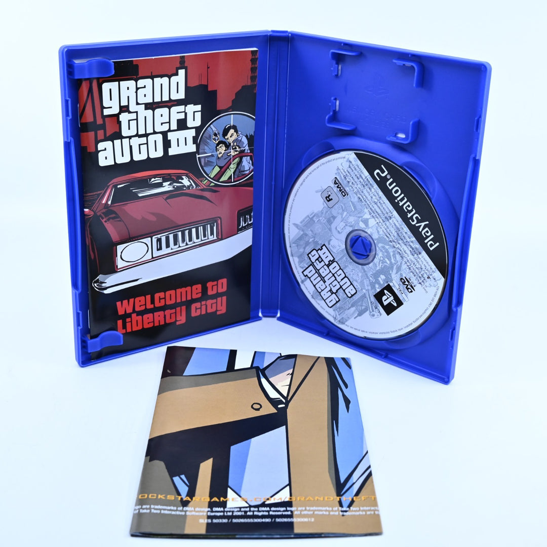 Grand Theft Auto III - Sony Playstation 2 / PS2 Game + Manual + Map - MINT DISC!