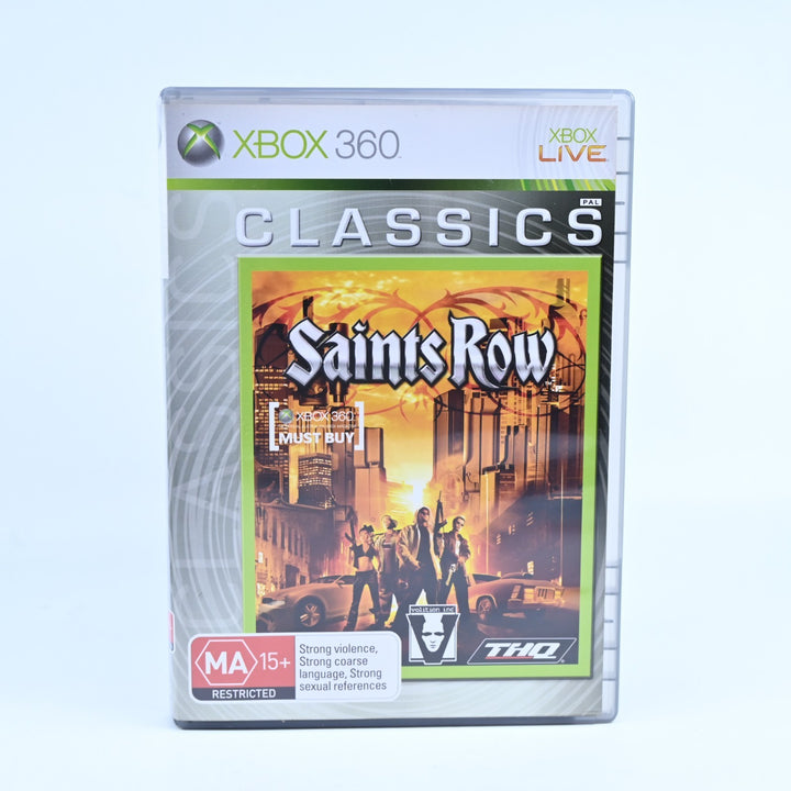 Saints Row - Xbox 360 Game + Manual - PAL - MINT DISC!