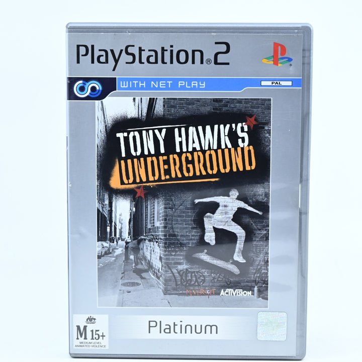 Tony Hawk's Underground - Sony Playstation 2 / PS2 Game - PAL - FREE POST!