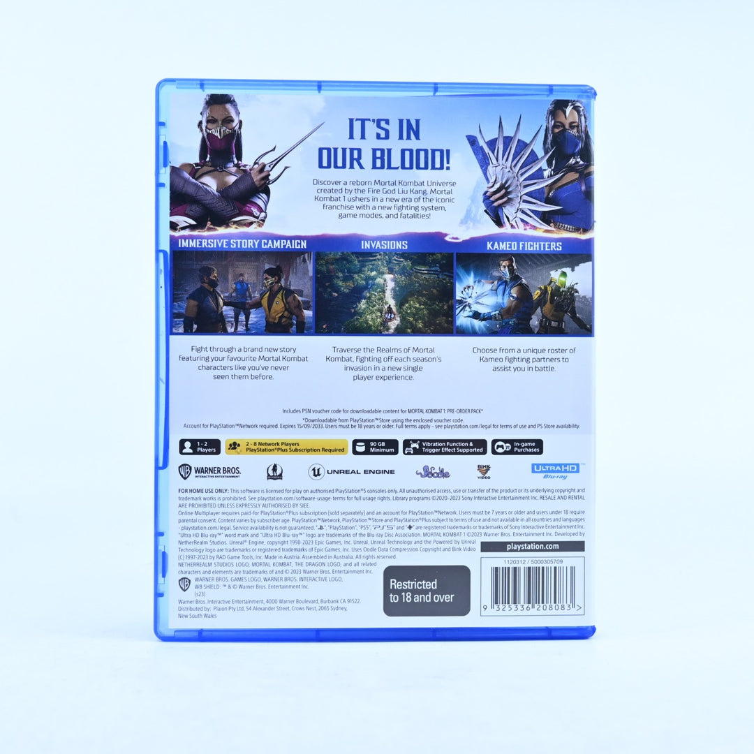Mortal Kombat 1 - Sony Playstation 5 / PS5 Game - MINT DISC!