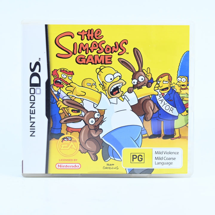 The Simpsons Game - Nintendo DS Game - PAL + Manual - FREE POST!