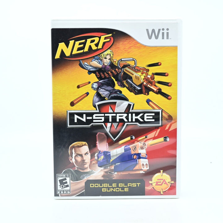 NERF N-Strike Double Blast Bundle - Nintendo Wii Game + Manual - NTSC-U