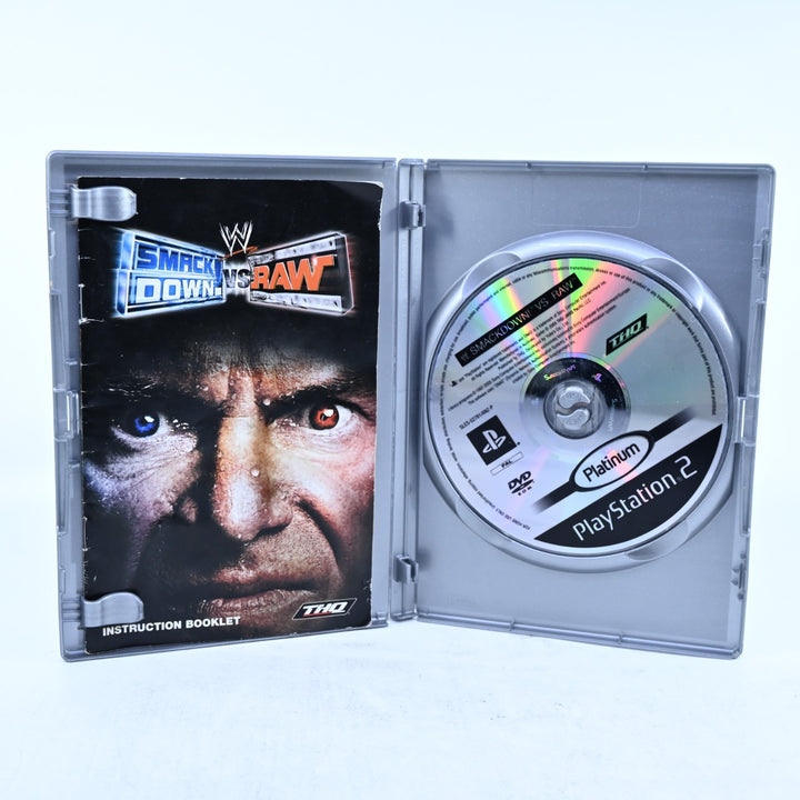 SmackDown! Vs. Raw 2006 - Sony Playstation 2 / PS2 Game + Manual - PAL