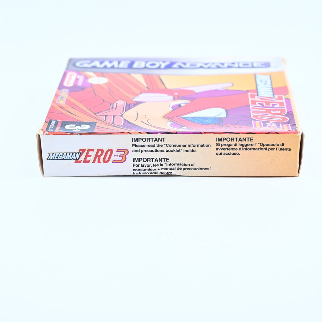 Mega Man Zero 3 - Nintendo Gameboy Advance / GBA Boxed Game - PAL