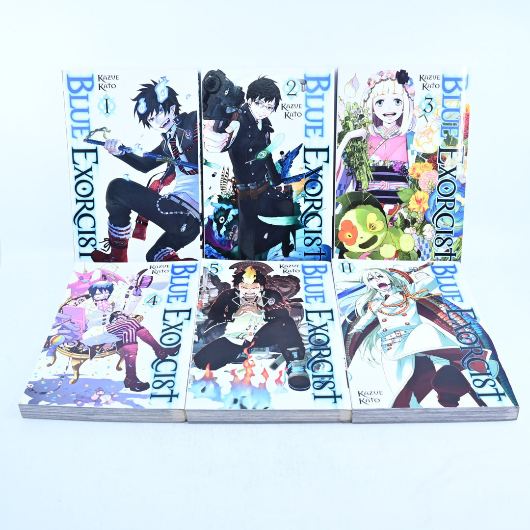 Blue Exorcist - Volumes 1-5 + 11-17 - Kazue Kato - Viz Media - Manga Lot