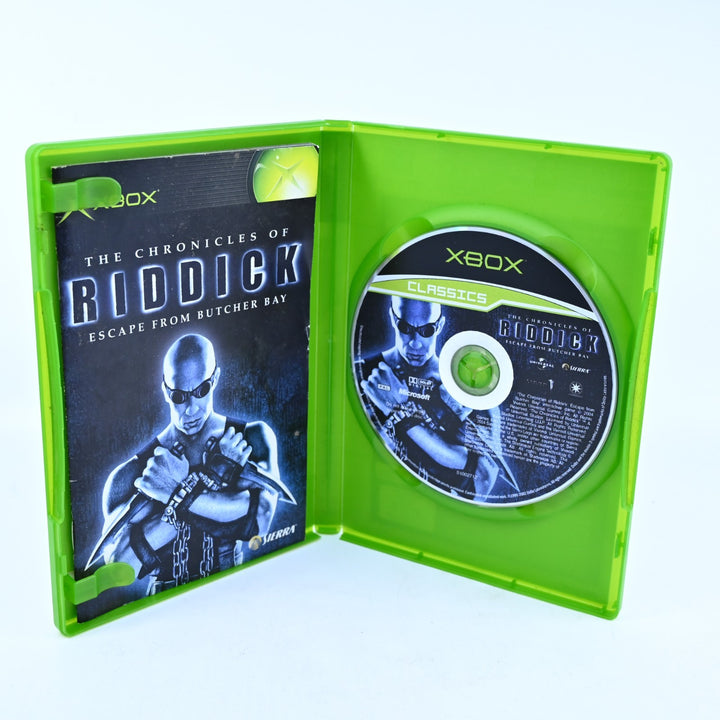The Chronicles of Riddick - Original Xbox Game + Manual - PAL - MINT DISC!