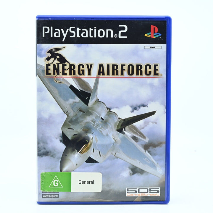 Energy Airforce - Sony Playstation 2 / PS2 Game + Manual - PAL - NEAR MINT DISC!