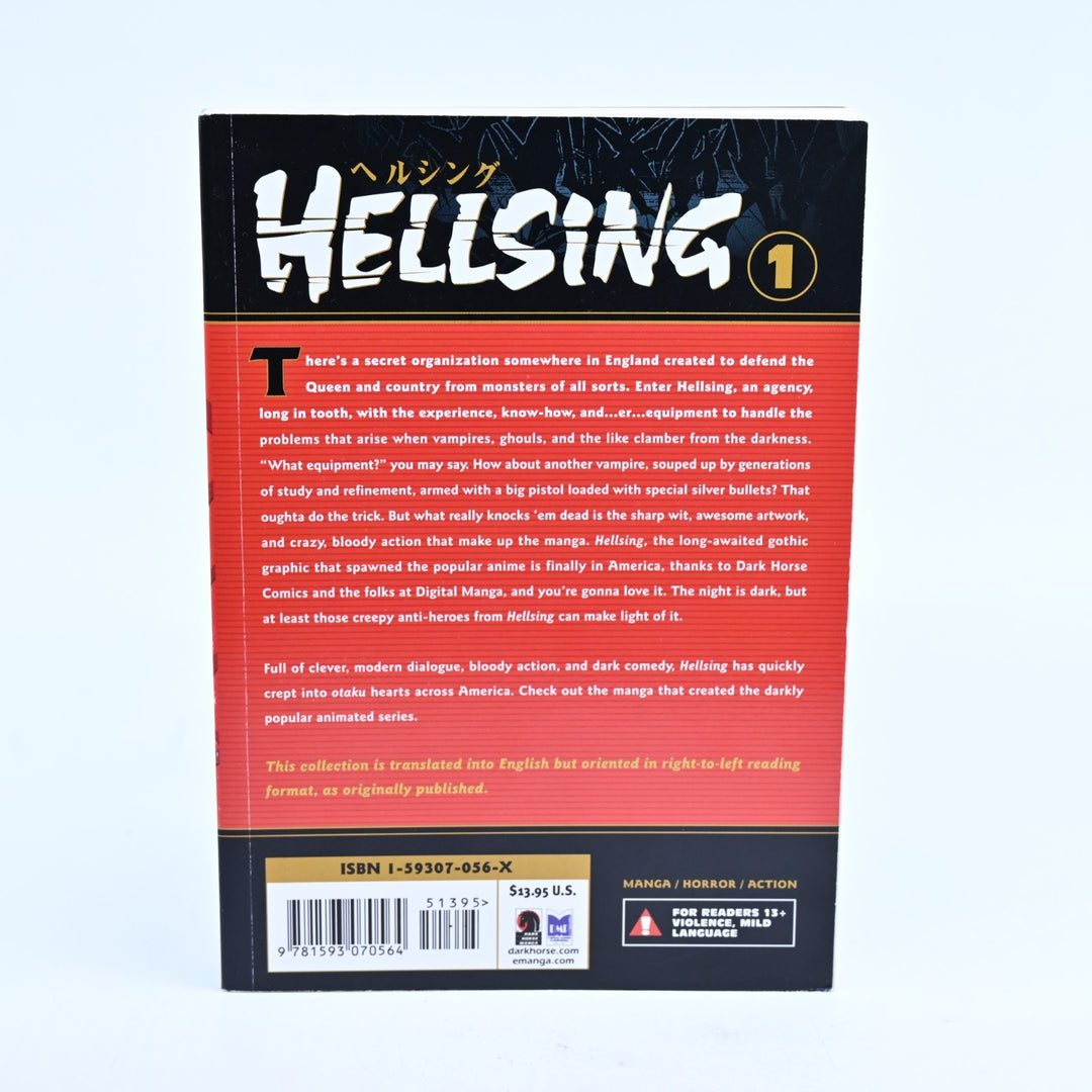 Hellsing Volumes 1-10 Lot - Dark Horse Manga - Manga