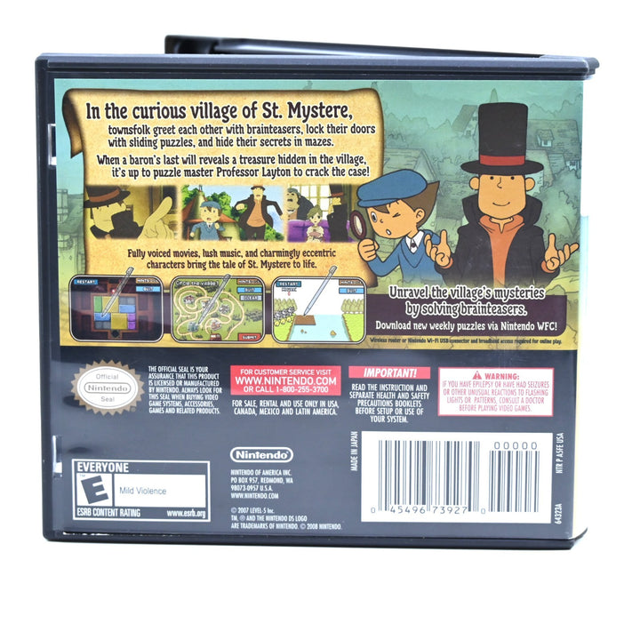 Professor Layton and the Curious Village - Nintendo DS Game - Region Free