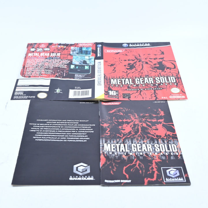 Metal Gear Solid: The Twin Snakes - Nintendo Gamecube Game + Manual - PAL