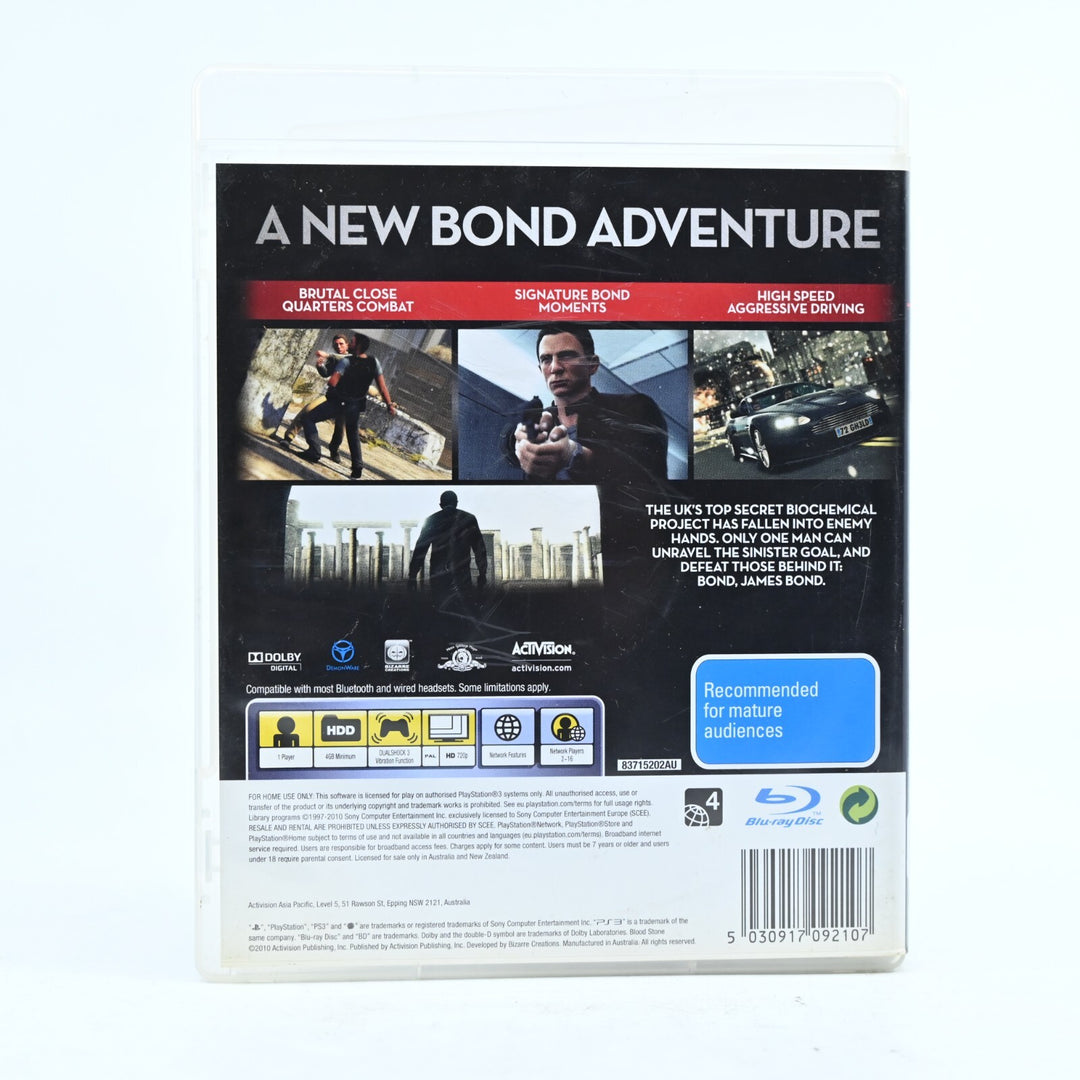 007: Blood Stone - Sony Playstation 3 / PS3 Game + Manual - FREE POST!