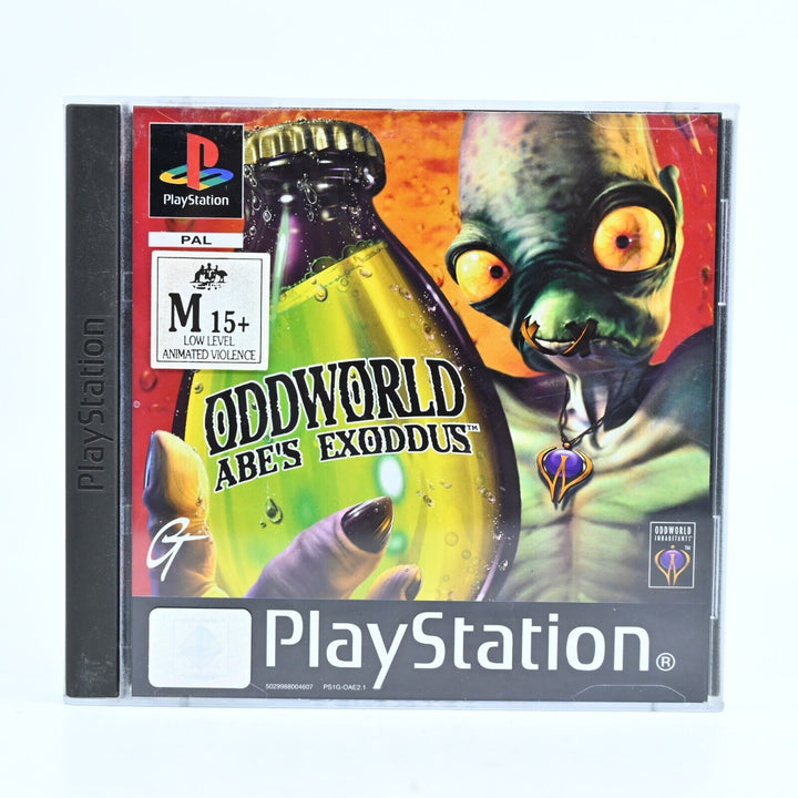 Oddworld: Abe's Exoddus - Sony Playstation 1 / PS1 Game + Manual - MINT DISCS!