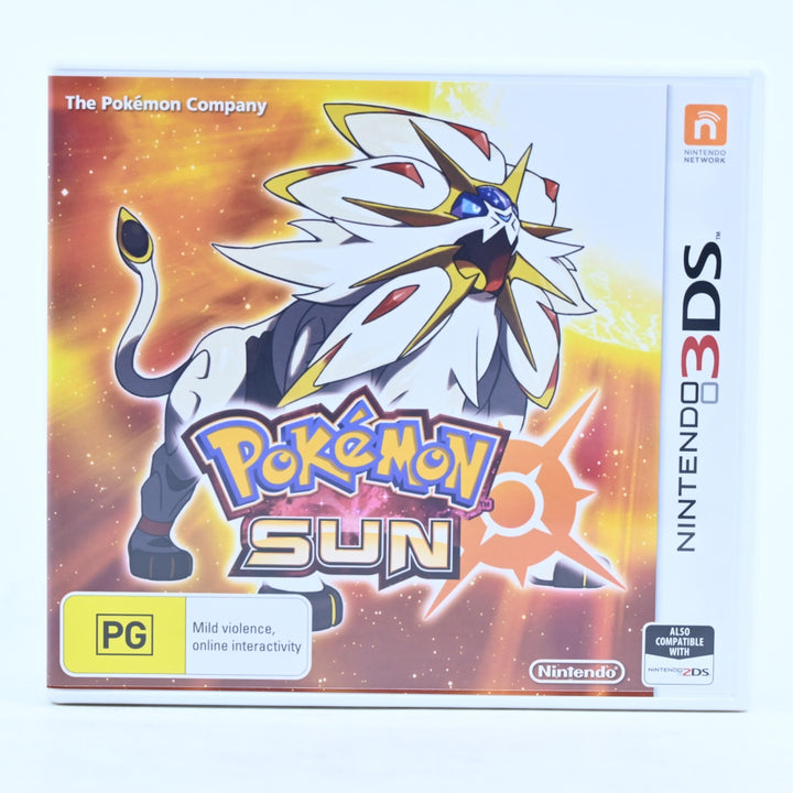 Pokemon Sun - Nintendo 3DS Game - PAL + Manual - FREE POST!