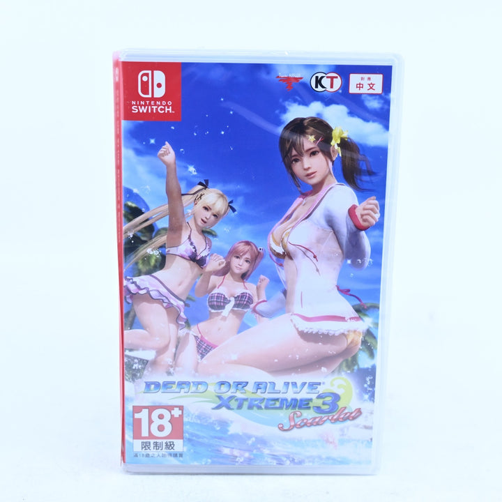 SEALED! Dead or Alive Xtreme 3 Scarlet - Nintendo Switch Game - ENGLISH
