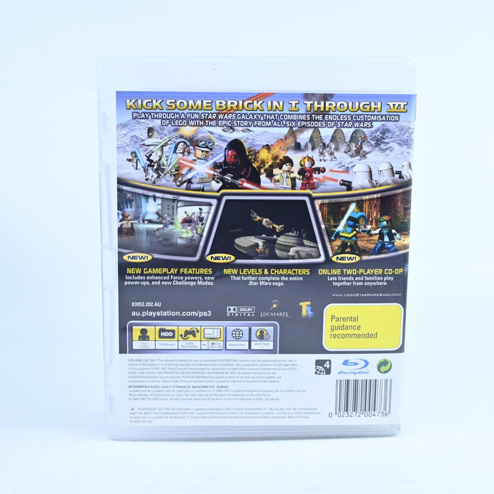 LEGO Star Wars: The Complete Saga - Sony Playstation 3 / PS3 Game + Manual