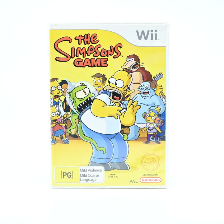 The Simpsons Game - Nintendo Wii Game + No Manual - PAL - MINT DISC!