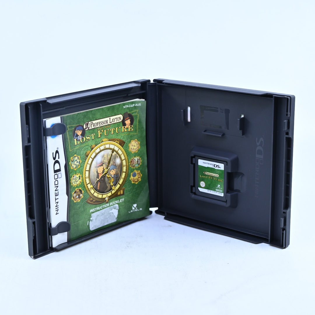 Professor Layton and the Lost Future - Nintendo DS Game - PAL + Manual